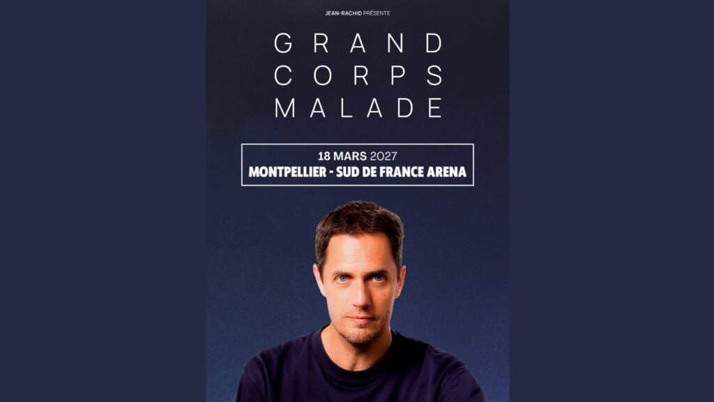 Grand Corps Malade en concert à la Sud de France Arena le Jeu 18 mars
