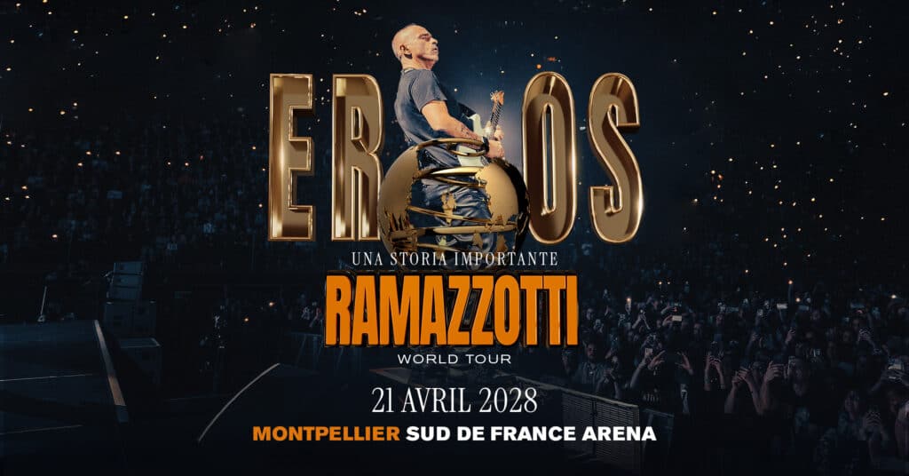 Eros Ramazzotti en concert à la Sud de France Arena le Ven 21 avr