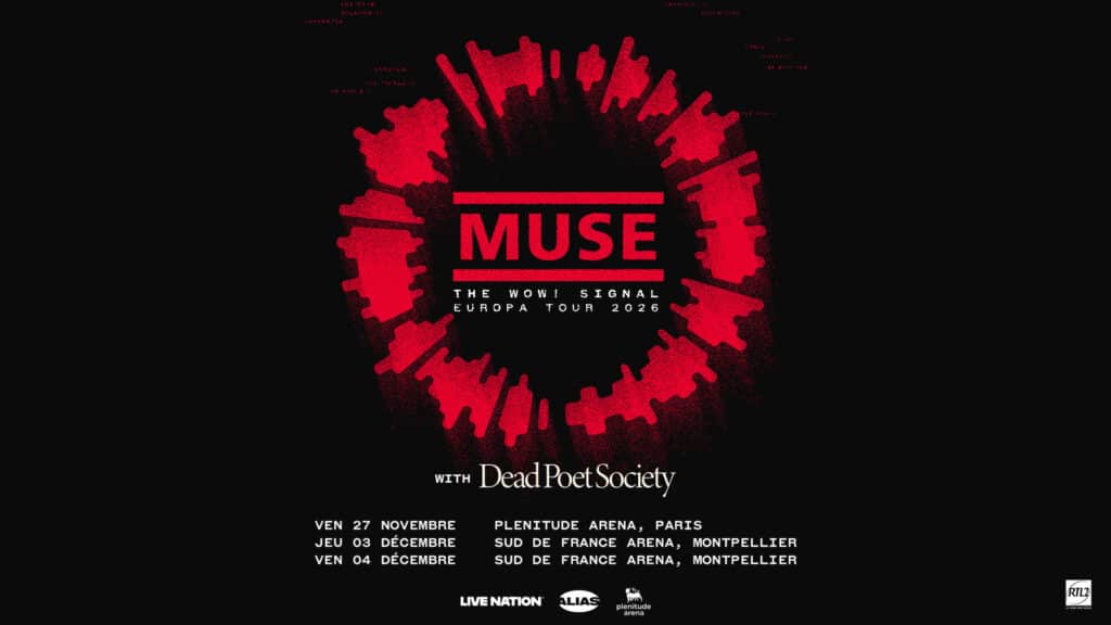 Muse en concert à la Sud de France Arena le Jeu 3 déc