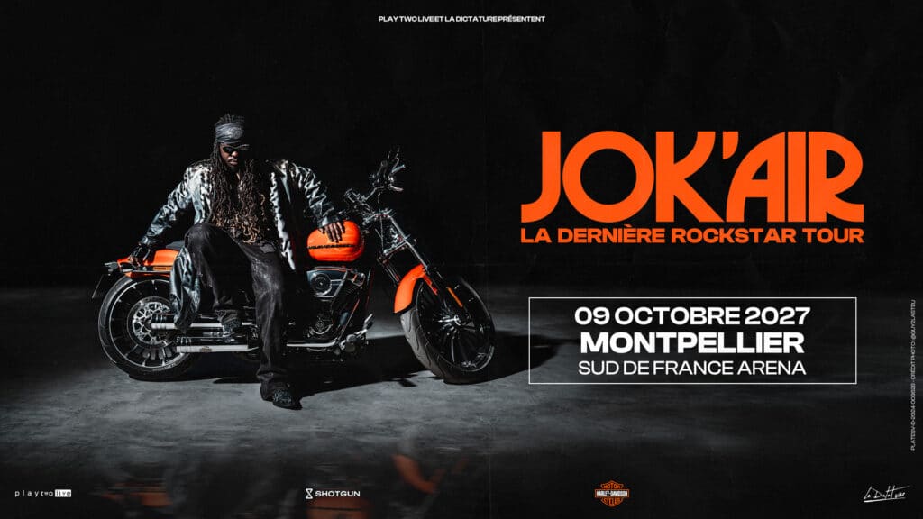 Jok'air en concert à la Sud de France Arena le Sam 9 oct